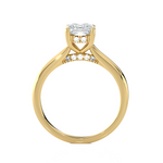 Princess-Cut Lab Grown Diamond Halo Engagement Ring