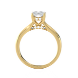 Princess-Cut Lab Grown Diamond Halo Engagement Ring
