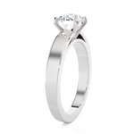 Round Lab Grown Diamond Solitaire Engagement Ring