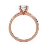 Round Lab Grown Diamond Solitaire Engagement Ring