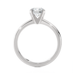 Round Lab Grown Diamond Solitaire Engagement Ring