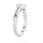 Round Lab Grown Diamond Solitaire Engagement Ring