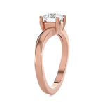 Round Lab Grown Diamond Solitaire Engagement Ring