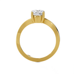 Round Lab Grown Diamond Solitaire Engagement Ring