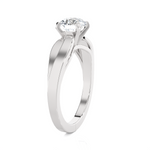 Round Lab Grown Diamond Solitaire Engagement Ring