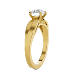 Round Lab Grown Diamond Solitaire Engagement Ring
