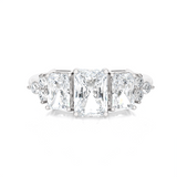 2 ctw Emerald-Cut Three Stone Lab Grown Diamond Ring