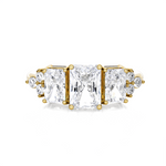 2 ctw Emerald-Cut Three Stone Lab Grown Diamond Ring