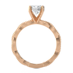 Round Lab Grown Diamond Solitaire Engagement Ring