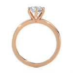 Round Lab Grown Diamond Solitaire Engagement Ring