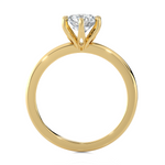 Round Lab Grown Diamond Solitaire Engagement Ring
