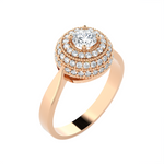 3/4 ctw Round Lab Grown Diamond Ring