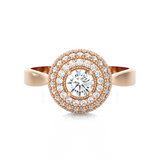 3/4 ctw Round Lab Grown Diamond Ring