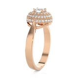 3/4 ctw Round Lab Grown Diamond Ring