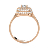 3/4 ctw Round Lab Grown Diamond Ring