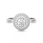 3/4 ctw Round Lab Grown Diamond Ring