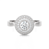 3/4 ctw Round Lab Grown Diamond Ring