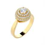 3/4 ctw Round Lab Grown Diamond Ring