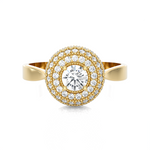 3/4 ctw Round Lab Grown Diamond Ring