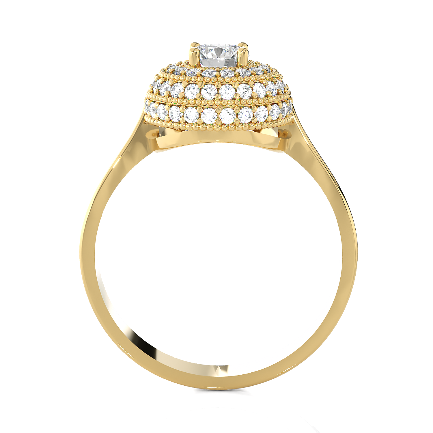 3/4 ctw Round Lab Grown Diamond Ring
