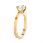 Round Lab Grown Diamond Solitaire Engagement Ring