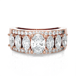 Oval Lab Grown Diamond Anniversary Ring