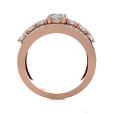 Oval Lab Grown Diamond Anniversary Ring