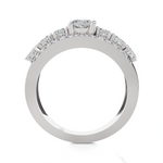 Oval Lab Grown Diamond Anniversary Ring