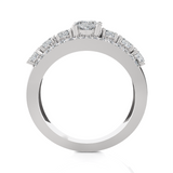 Oval Lab Grown Diamond Anniversary Ring