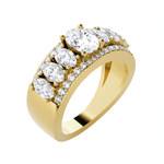 Oval Lab Grown Diamond Anniversary Ring