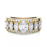Oval Lab Grown Diamond Anniversary Ring