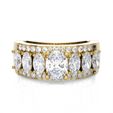 Oval Lab Grown Diamond Anniversary Ring