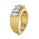 Oval Lab Grown Diamond Anniversary Ring