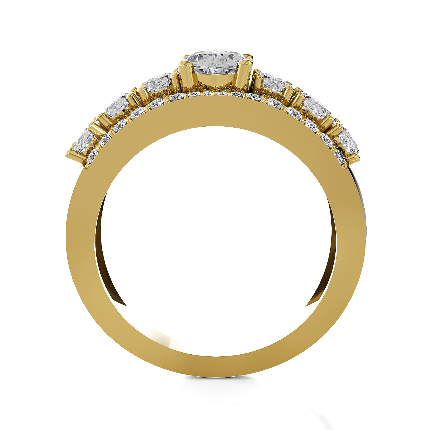 Oval Lab Grown Diamond Anniversary Ring