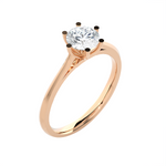 3/4 ctw Round Lab Grown Diamond Solitaire Engagement Ring
