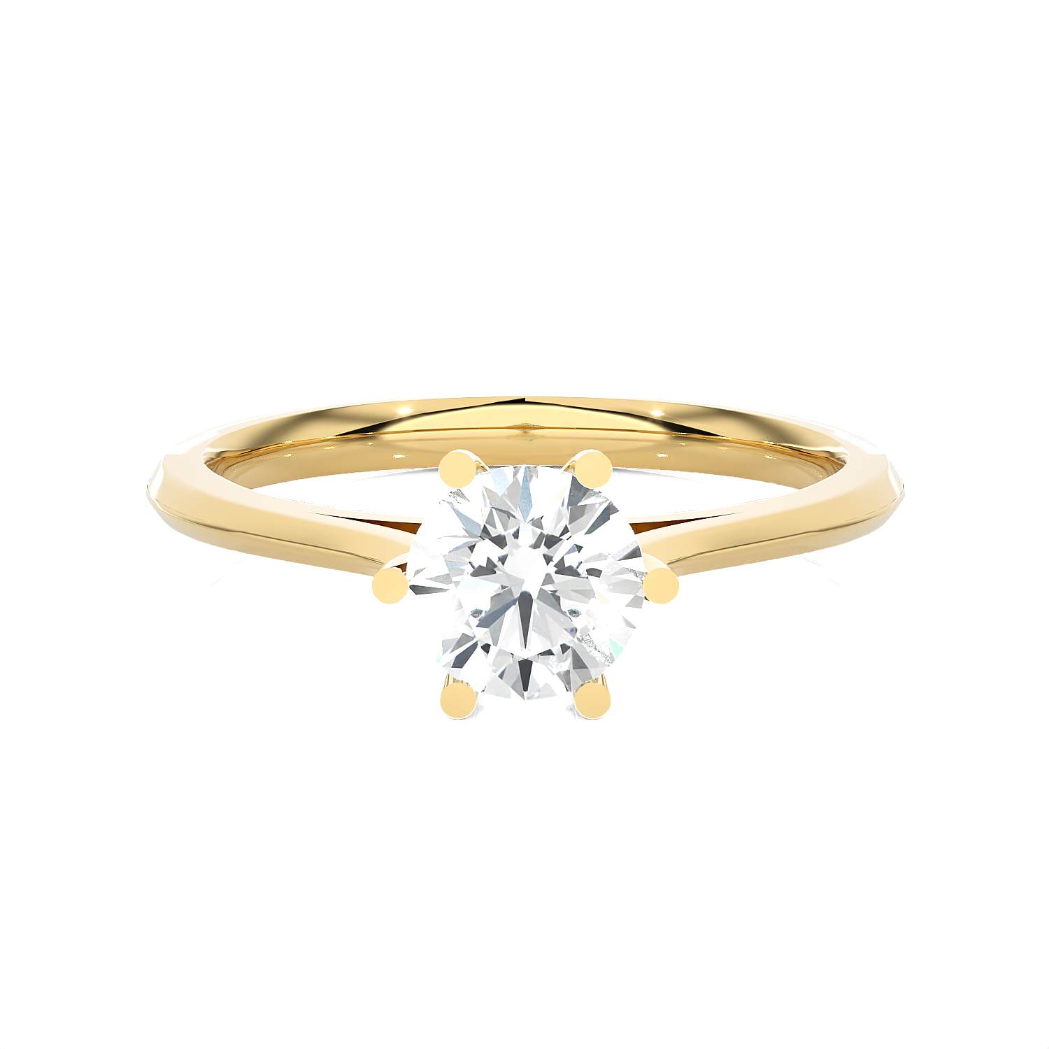 3/4 ctw Round Lab Grown Diamond Solitaire Engagement Ring