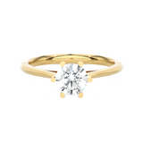 3/4 ctw Round Lab Grown Diamond Solitaire Engagement Ring