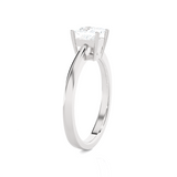 Princess-Cut Lab Grown Diamond Solitaire Engagement Ring