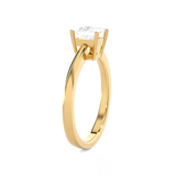 Princess-Cut Lab Grown Diamond Solitaire Engagement Ring