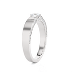 Round Lab Grown Diamond Solitaire Engagement Ring