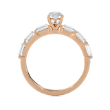 1 ctw Round Lab Grown Diamond Solitaire Engagement Ring