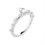 1 ctw Round Lab Grown Diamond Solitaire Engagement Ring