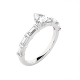 1 ctw Round Lab Grown Diamond Solitaire Engagement Ring