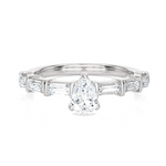 1 ctw Round Lab Grown Diamond Solitaire Engagement Ring