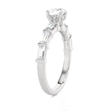 1 ctw Round Lab Grown Diamond Solitaire Engagement Ring