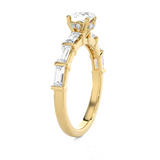 1 ctw Round Lab Grown Diamond Solitaire Engagement Ring