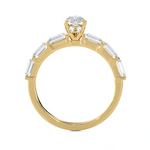 1 ctw Round Lab Grown Diamond Solitaire Engagement Ring