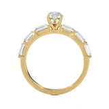 1 ctw Round Lab Grown Diamond Solitaire Engagement Ring