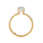 2 5/8 ctw Emerald-Cut Lab Grown Diamond Side Stone Engagement Ring