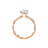 2 1/3 ctw Princess-Cut Lab Grown Diamond Side Stone Engagement Ring